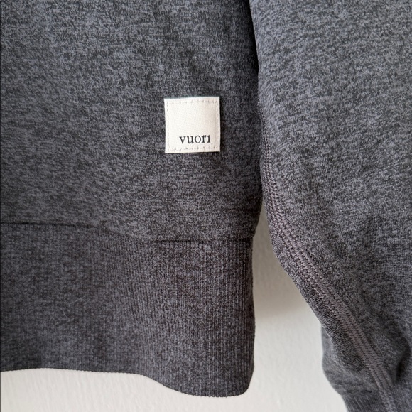 Vuori Halo Crew Pullover XS Black Heather - Picture 3 of 4